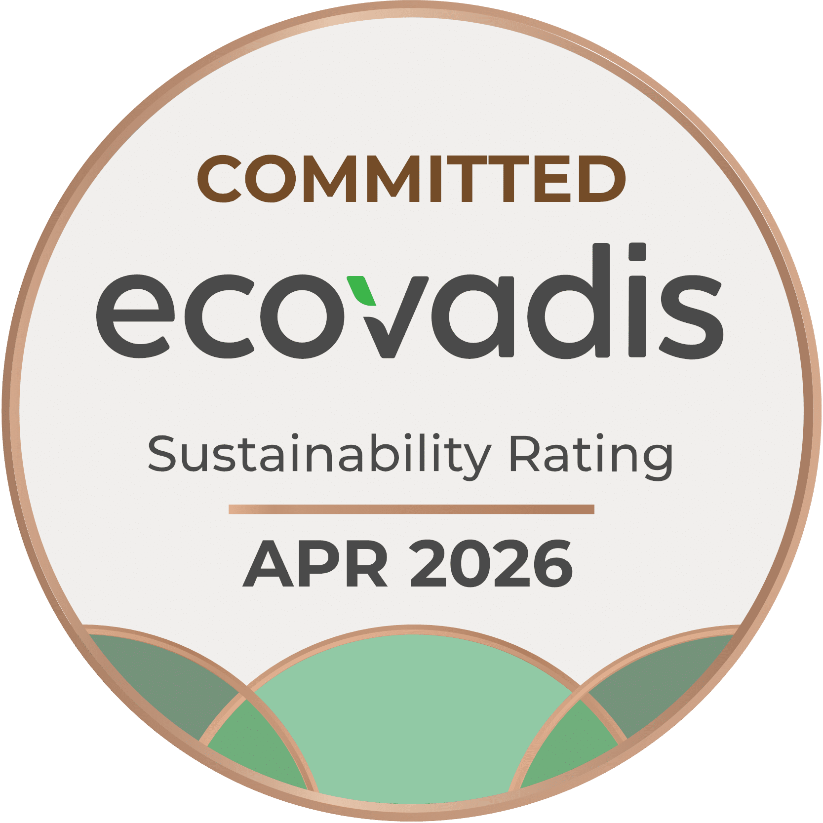 EcoVadis Committed Badge – Wupper-Paletten GmbH